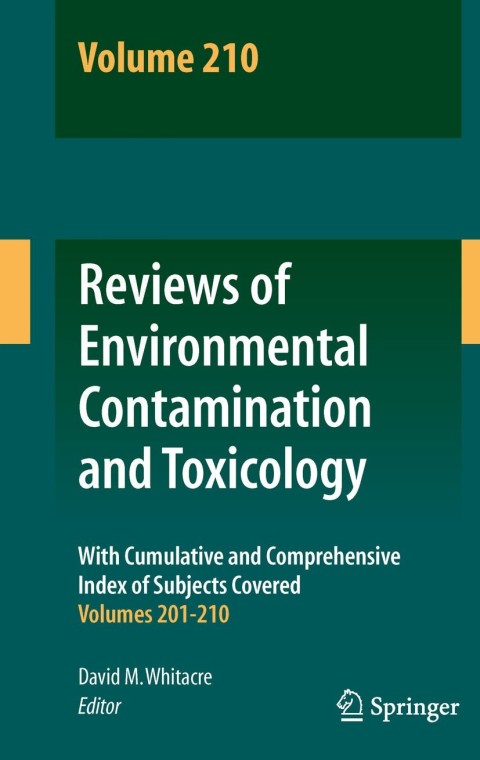 Cover image for book Reviews of Environmental Contamination and Toxicology Volume 210