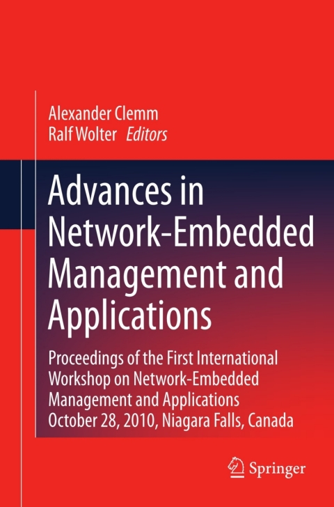 Cover image for book Advances in Network-Embedded Management and Applications