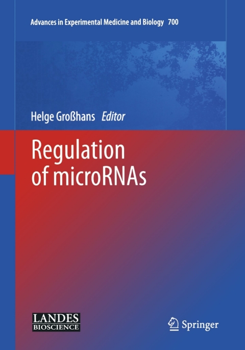 Cover image for book Regulation of microRNAs