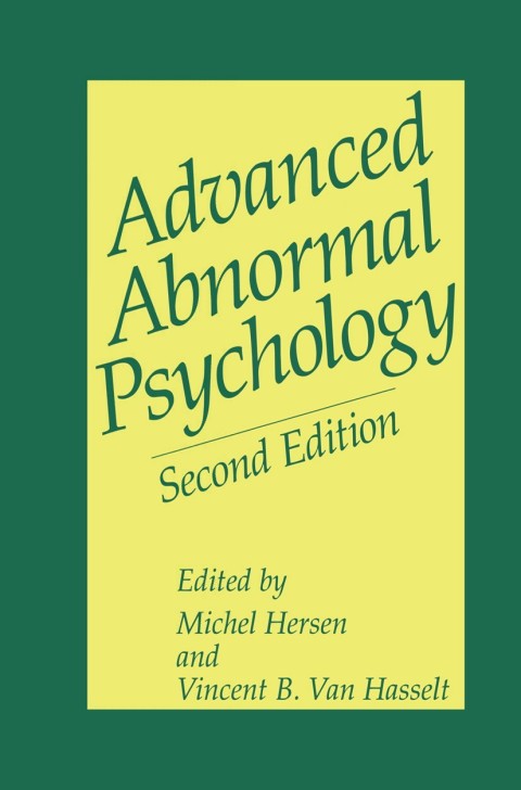 Cover image for book Advanced Abnormal Psychology