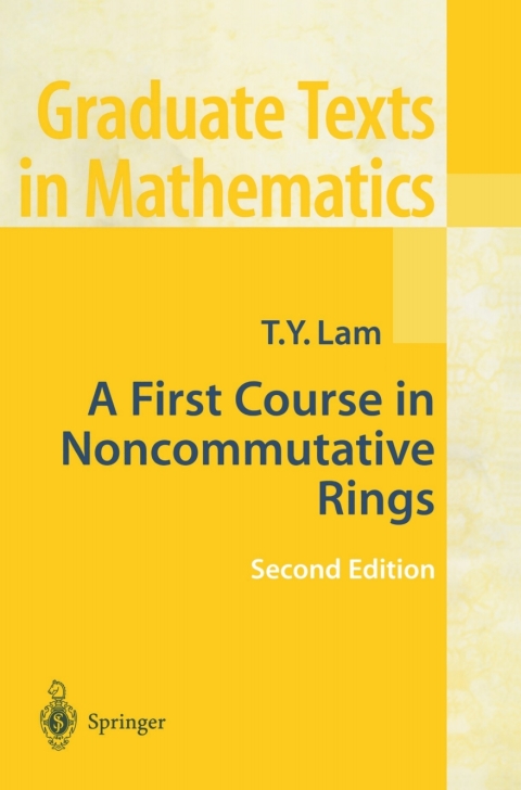 Cover image for book A First Course in Noncommutative Rings