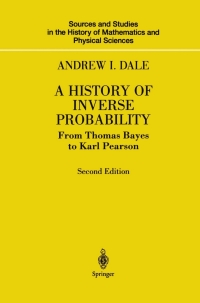 Cover image: A History of Inverse Probability 2nd edition 9780387988078