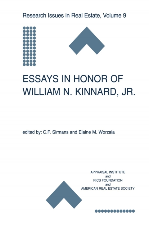 Cover image for book Essays in Honor of William N. Kinnard, Jr.