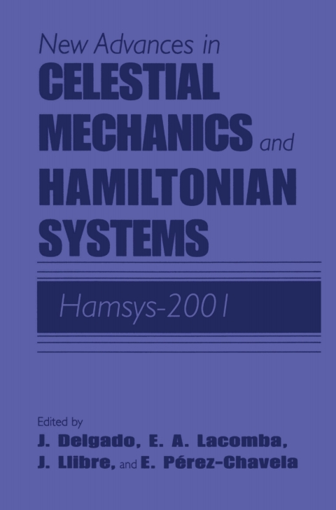 Cover image for book New Advances in Celestial Mechanics and Hamiltonian Systems