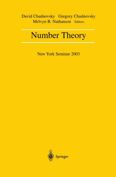 Cover image for book Number Theory