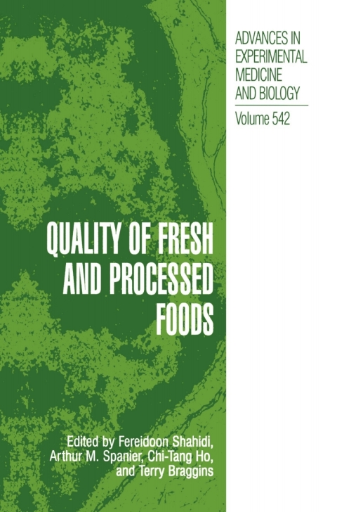 Cover image for book Quality of Fresh and Processed Foods