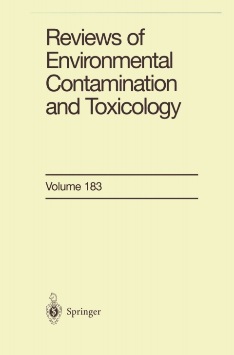Cover image for book Reviews of Environmental Contamination and Toxicology