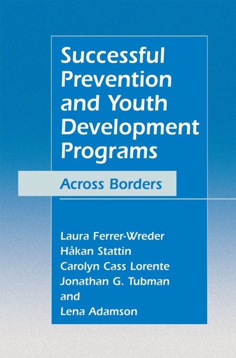Cover image for book Successful Prevention and Youth Development Programs