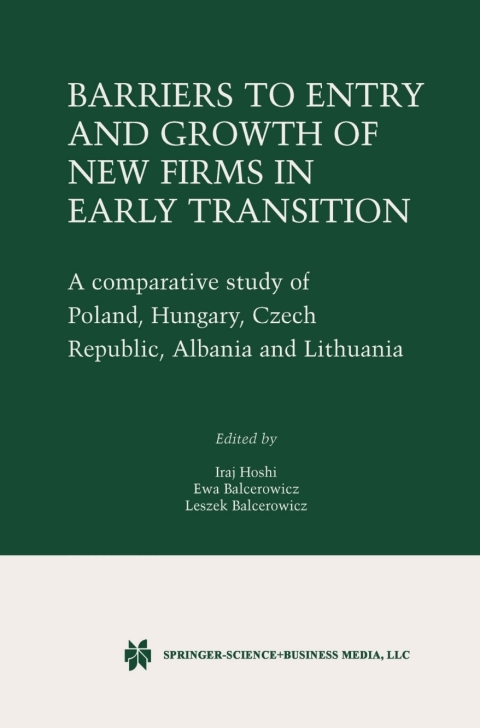 Cover image for book Barriers to Entry and Growth of New Firms in Early Transition