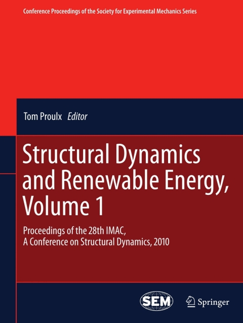 Cover image for book Structural Dynamics and Renewable Energy, Volume 1