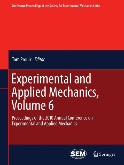 Cover image for book Experimental and Applied Mechanics, Volume 6