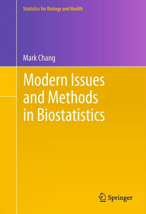 Cover image for book Modern Issues and Methods in Biostatistics