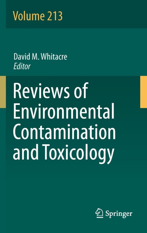 Cover image for book Reviews of Environmental Contamination and Toxicology Volume 213