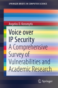 Cover image: Voice over IP Security 9781441998651