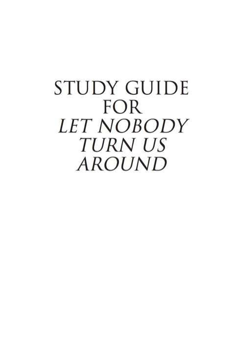 Cover image for book Study Guide for Let Nobody Turn Us Around
