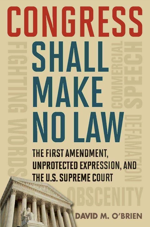 Cover image for book Congress Shall Make No Law