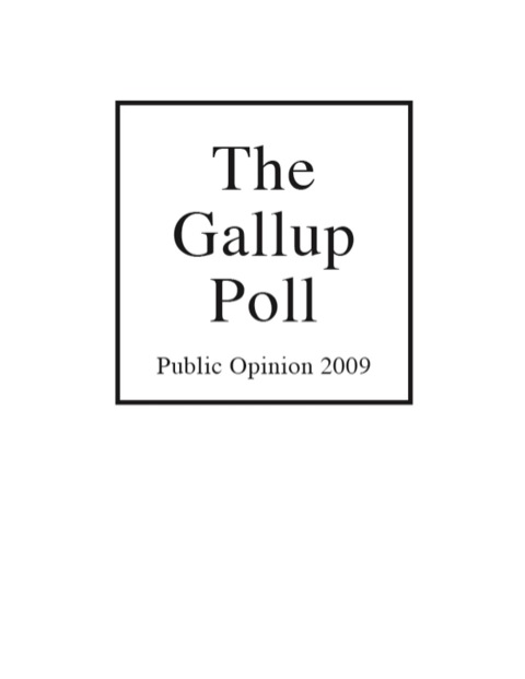 Cover image for book The Gallup Poll