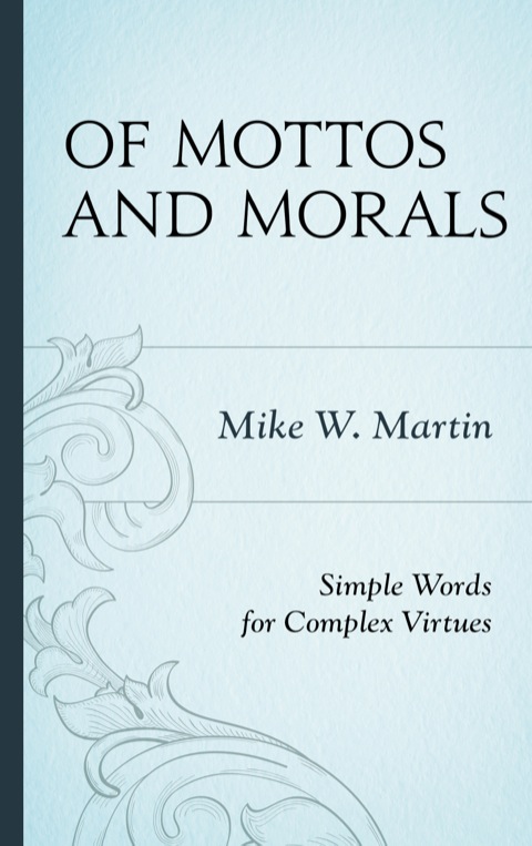 Cover image for book Of Mottos and Morals