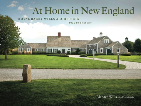 Cover image for book At Home in New England