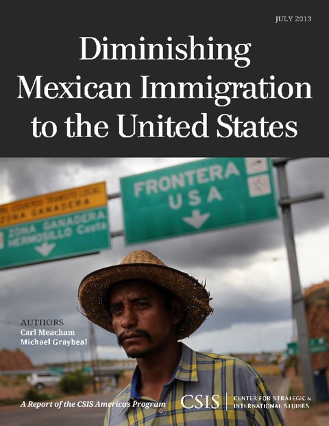Cover image for book Diminishing Mexican Immigration to the United States