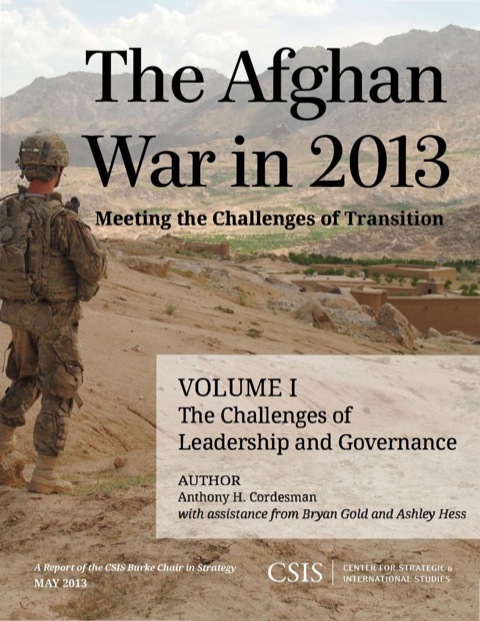 Cover image for book The Afghan War in 2013: Meeting the Challenges of Transition