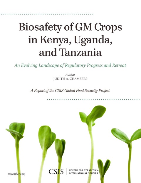 Cover image for book Biosafety of GM Crops in Kenya, Uganda, and Tanzania