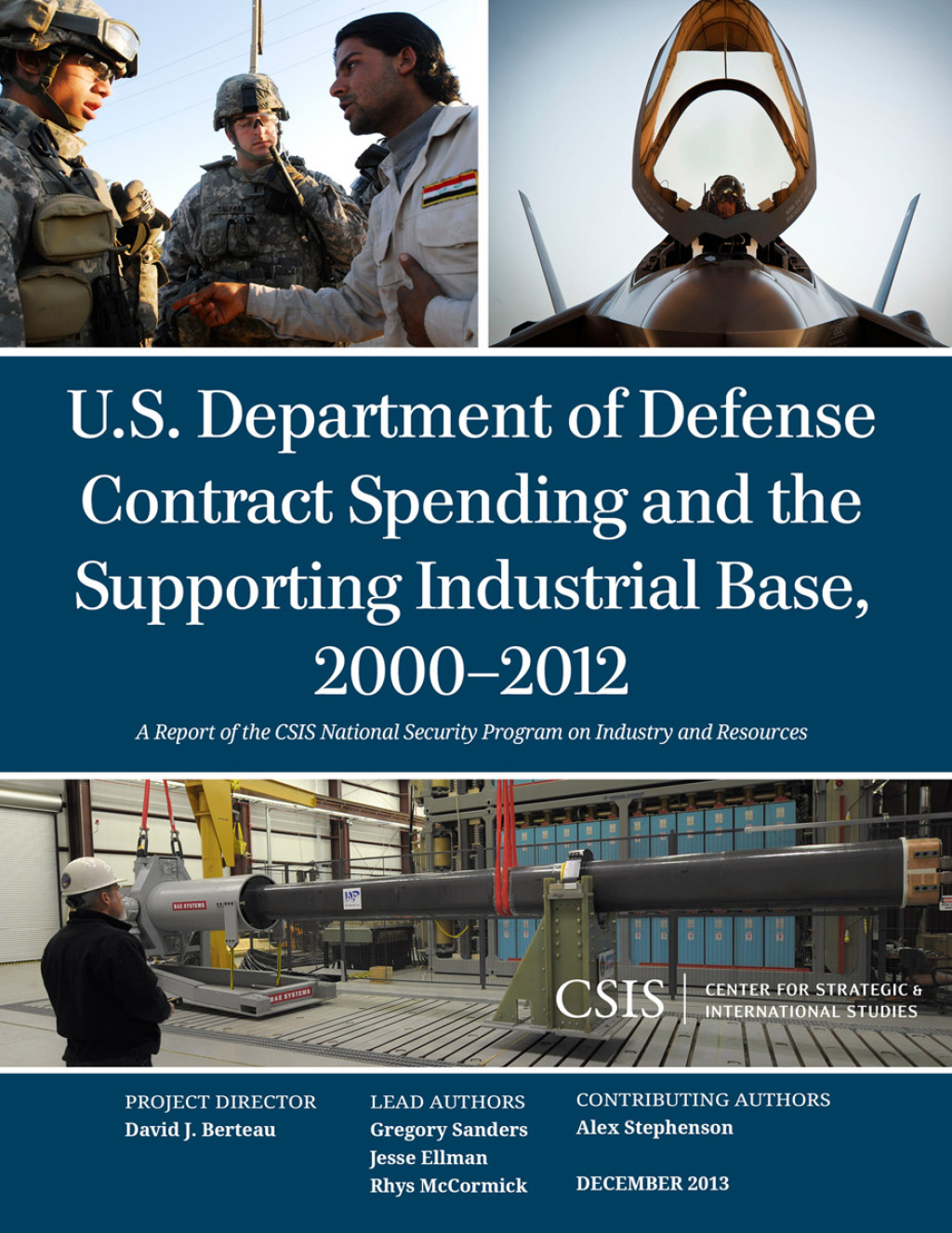 Reflowable U.S. Department of Defense Contract Spending and the Supporting Industrial Base, 2000-2012; $44.12
