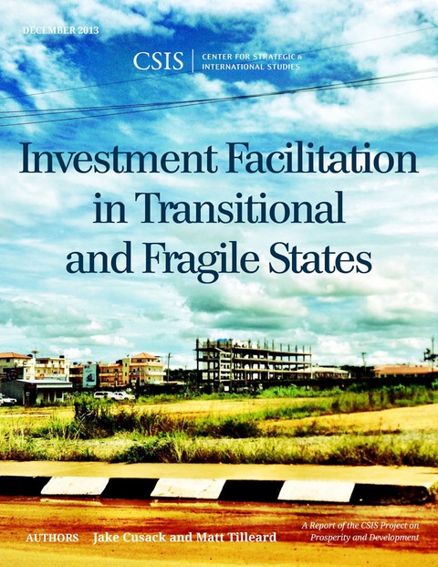Cover image for book Investment Facilitation in Transitional and Fragile States