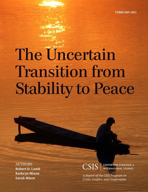 Cover image for book The Uncertain Transition from Stability to Peace