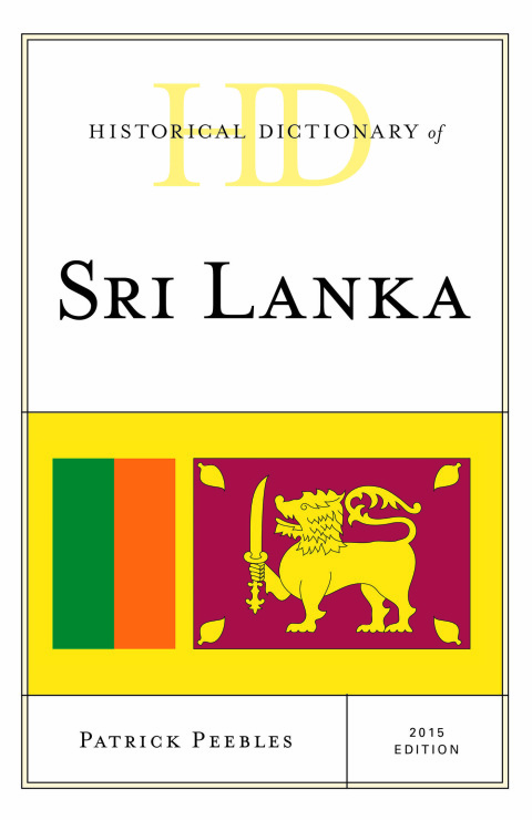Cover image for book Historical Dictionary of Sri Lanka