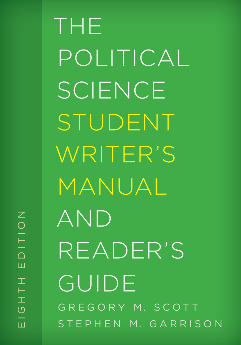 Political Science Student Writer's Manual and Reader's Guide 