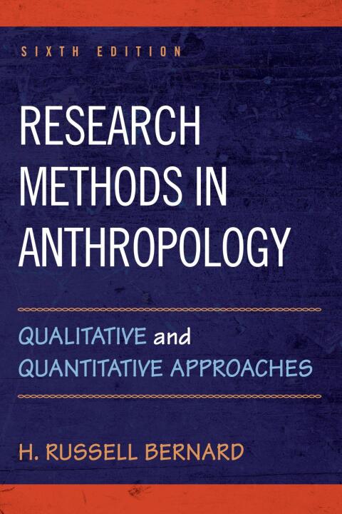 Cover image for book Research Methods in Anthropology
