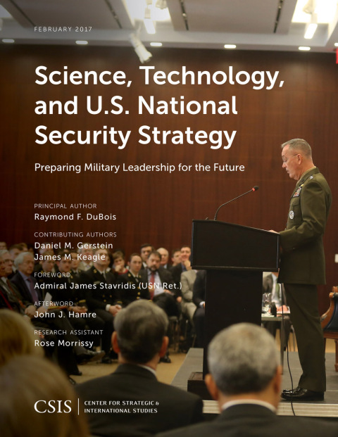 Cover image for book Science, Technology, and U.S. National Security Strategy