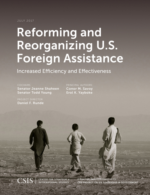 Cover image for book Reforming and Reorganizing U.S. Foreign Assistance