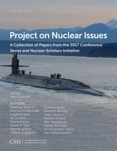 Cover image for book Project on Nuclear Issues