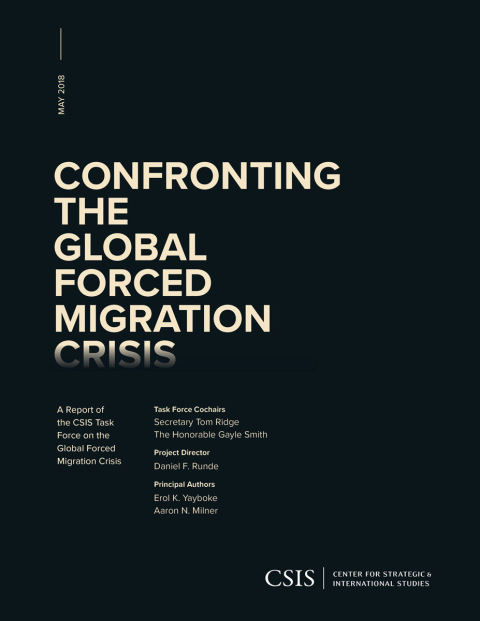 Cover image for book Confronting the Global Forced Migration Crisis