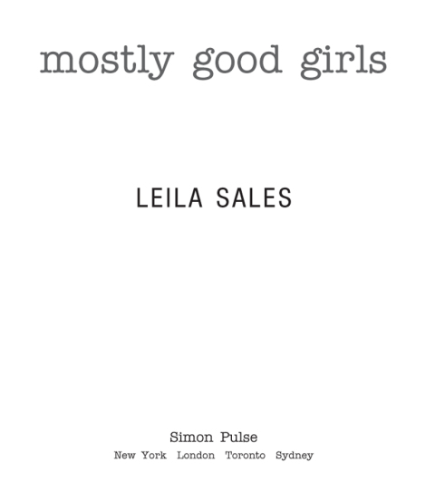 Cover image for book Mostly Good Girls