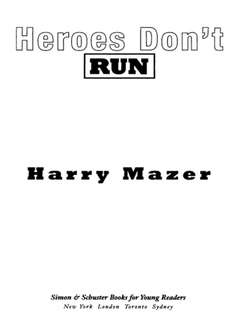 Cover image for book Heroes Don't Run
