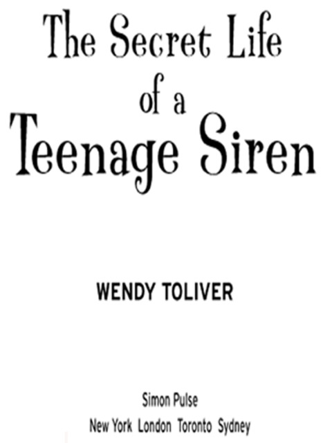 Cover image for book The Secret Life of a Teenage Siren