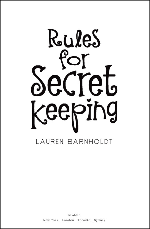 Cover image for book Rules for Secret Keeping