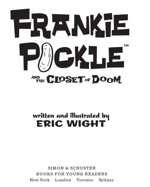 Cover image for book Frankie Pickle and the Closet of Doom