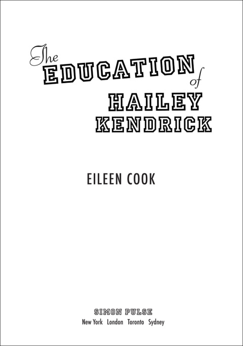 Cover image for book The Education of Hailey Kendrick