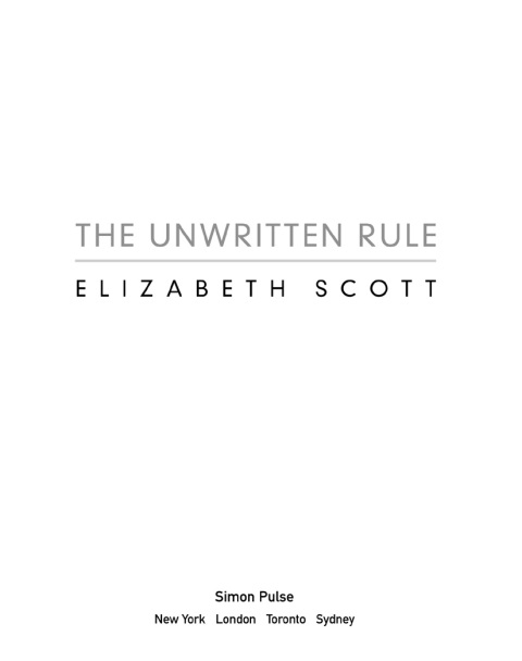 Cover image for book The Unwritten Rule
