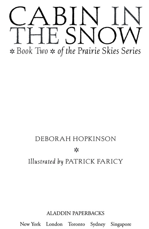 Cover image for book Cabin in the Snow