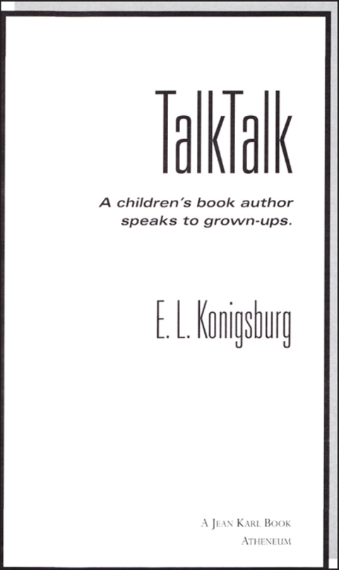 Cover image for book Talk, Talk
