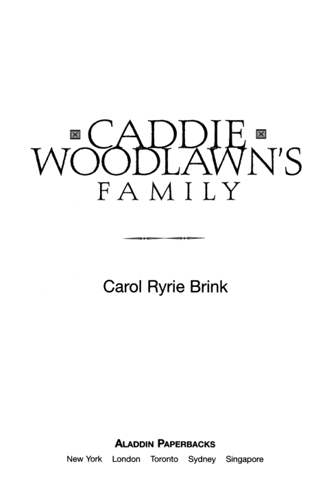 Cover image for book Caddie Woodlawn's Family