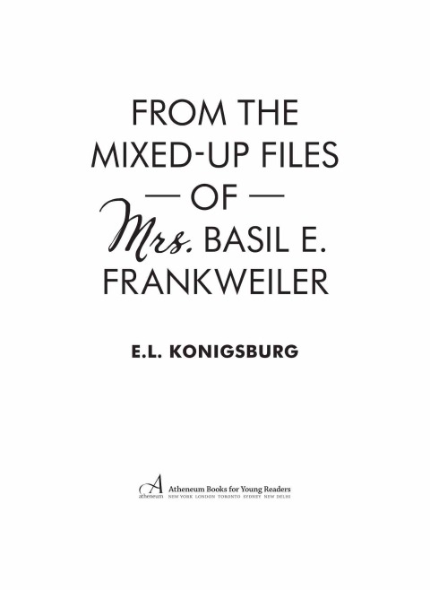 Cover image for book From the Mixed-Up Files of Mrs. Basil E. Frankweiler