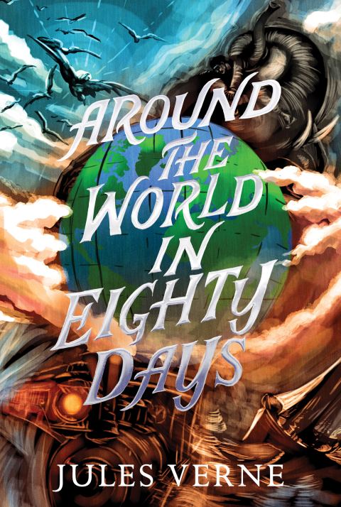 Cover image for book Around the World in Eighty Days