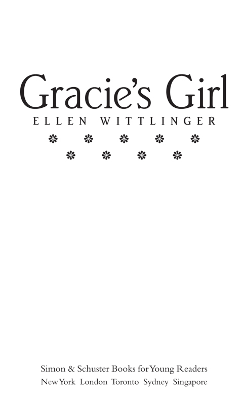 Cover image for book Gracie's Girl
