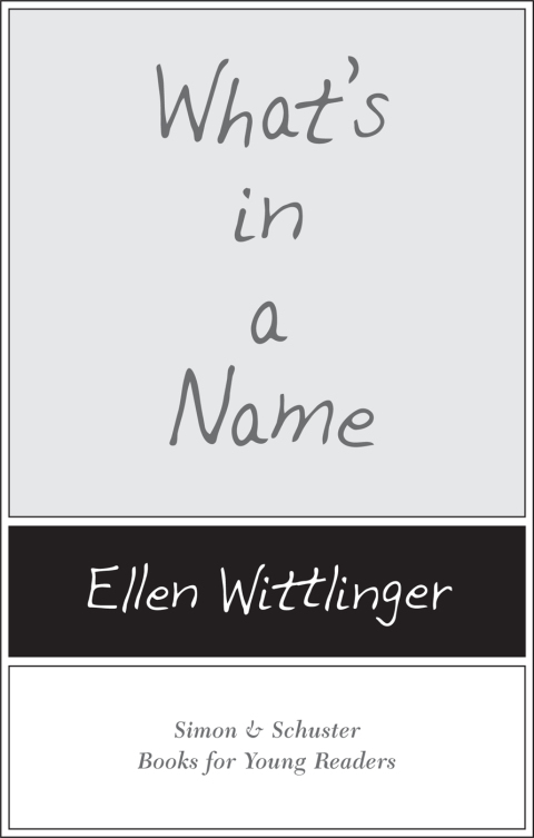 Cover image for book What's in a Name